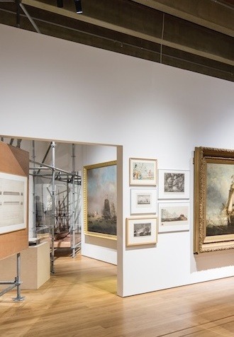 Bonaparte at the Scheldt - exhibition design